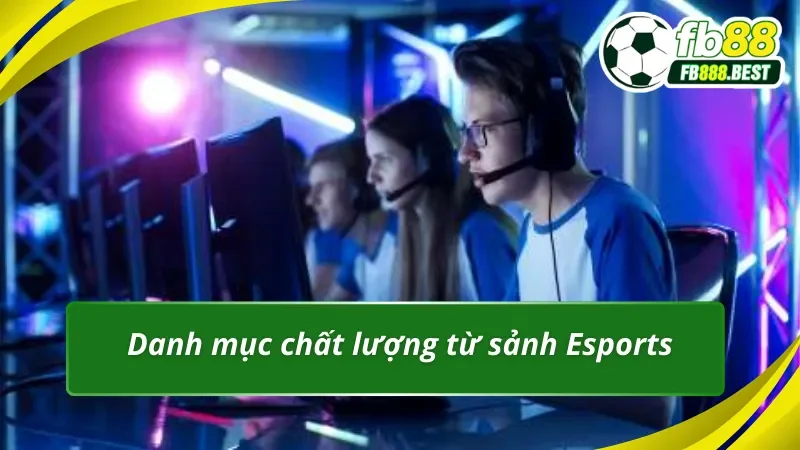Chi tiết các lựa chọn hấp dẫn từ sảnh Esports 7