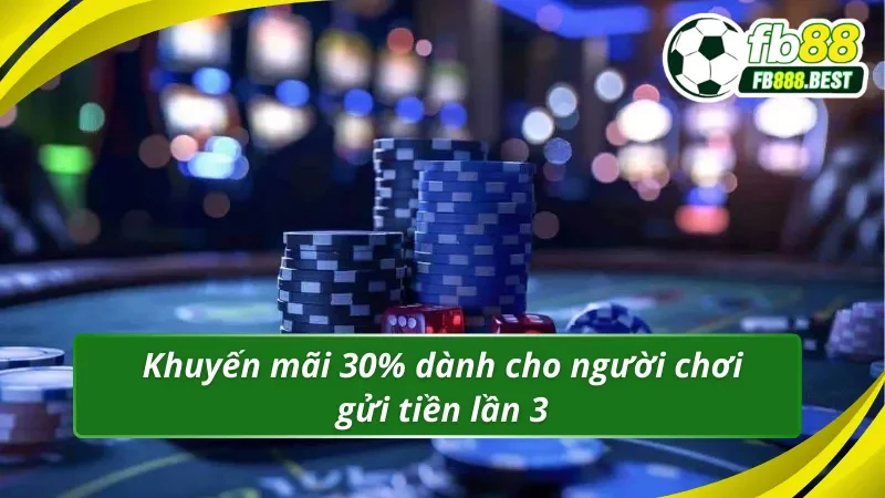 Khuyến mãi đặc biệt 30% dành cho người chơi