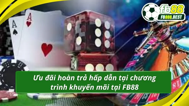Chương trình hoàn trả đặc sắc tại khuyến mãi FB88