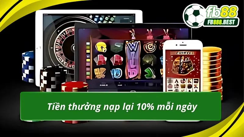 Tiền thưởng nạp lại mỗi ngày dành cho tân thủ