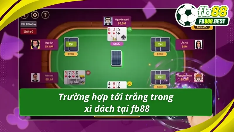 Trường hợp đặc biệt trong xì dách fb88